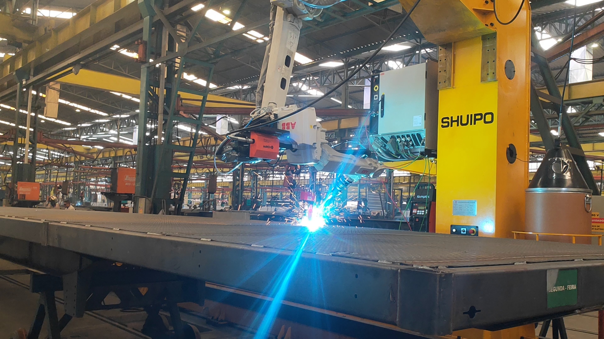 Bottom Plate Automatic Welding Robot Workstation