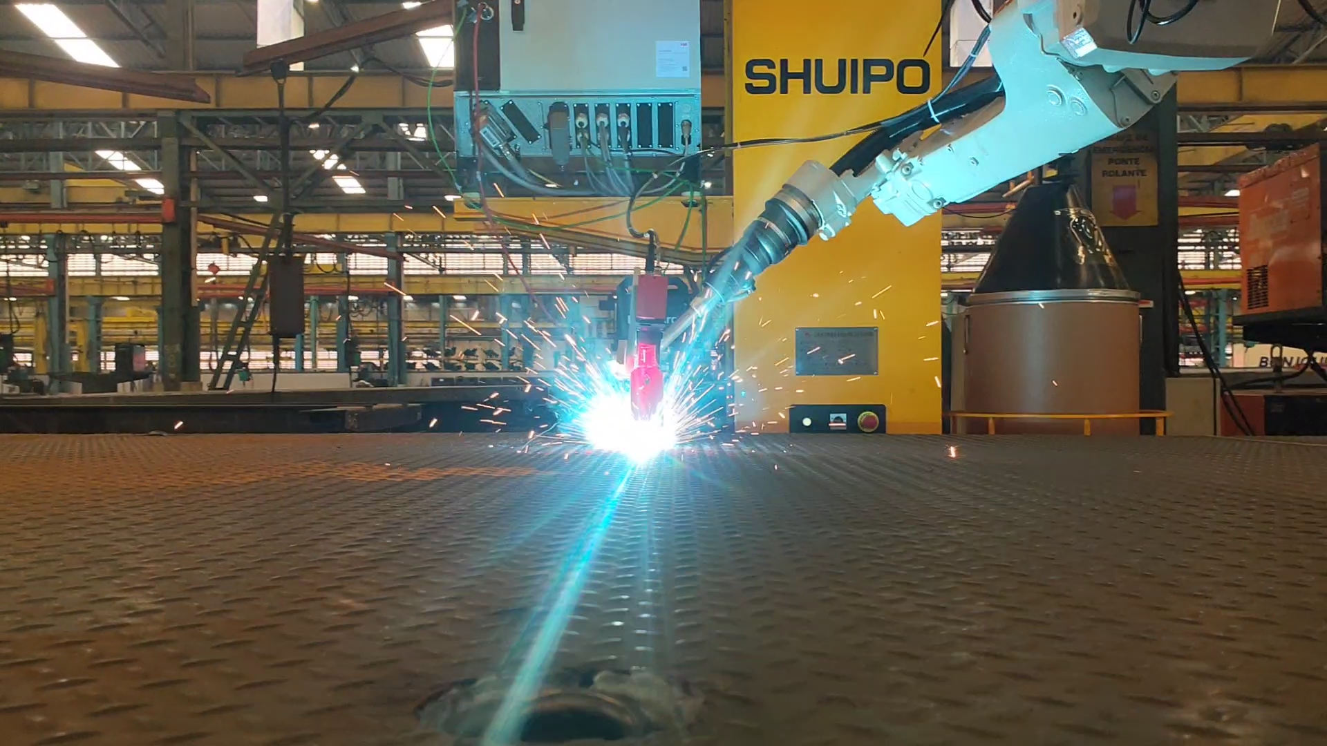 Bottom Plate Automatic Welding Robot Workstation