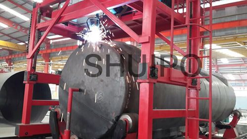  Automatic girth welding machine for irregular tanks