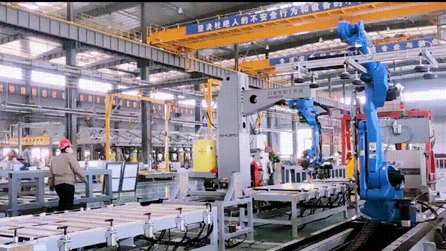 Aluminum alloy van production line