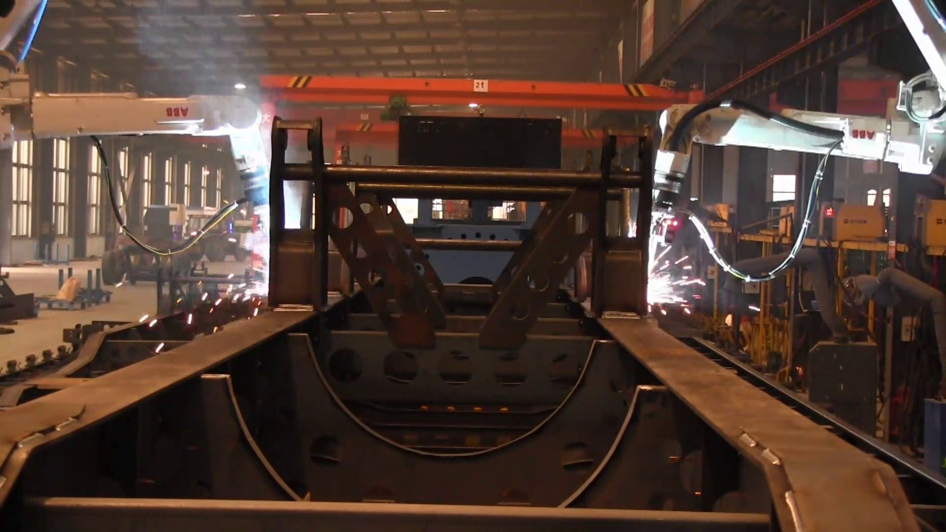 The frame welding robot
