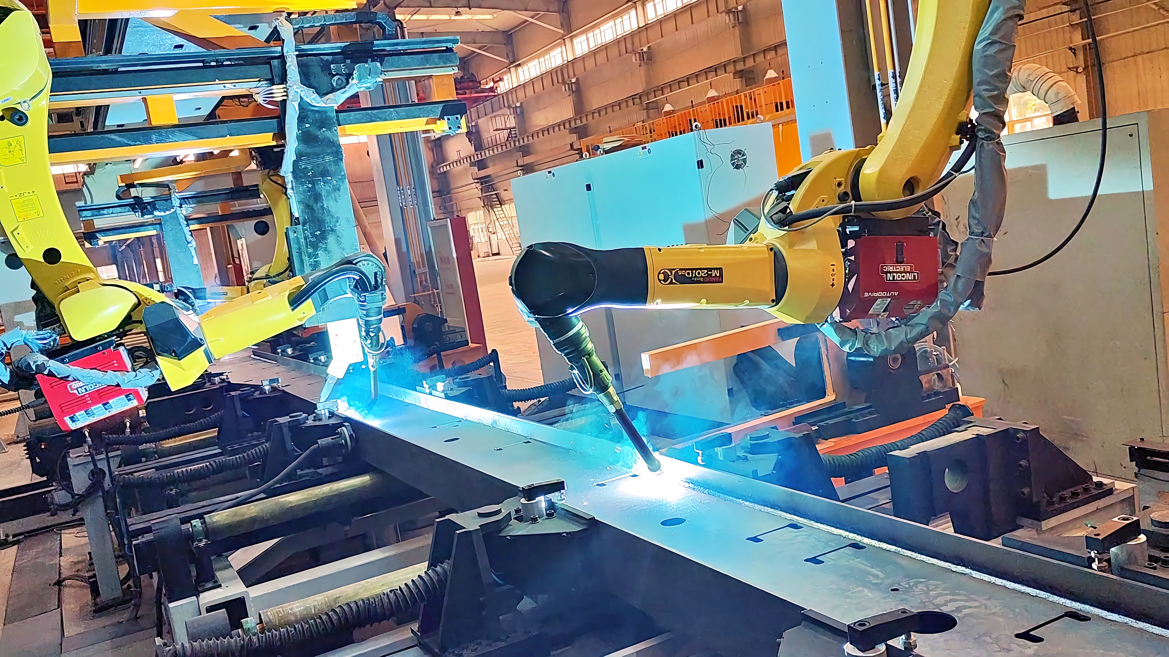 Beam Robot Welding Workstation