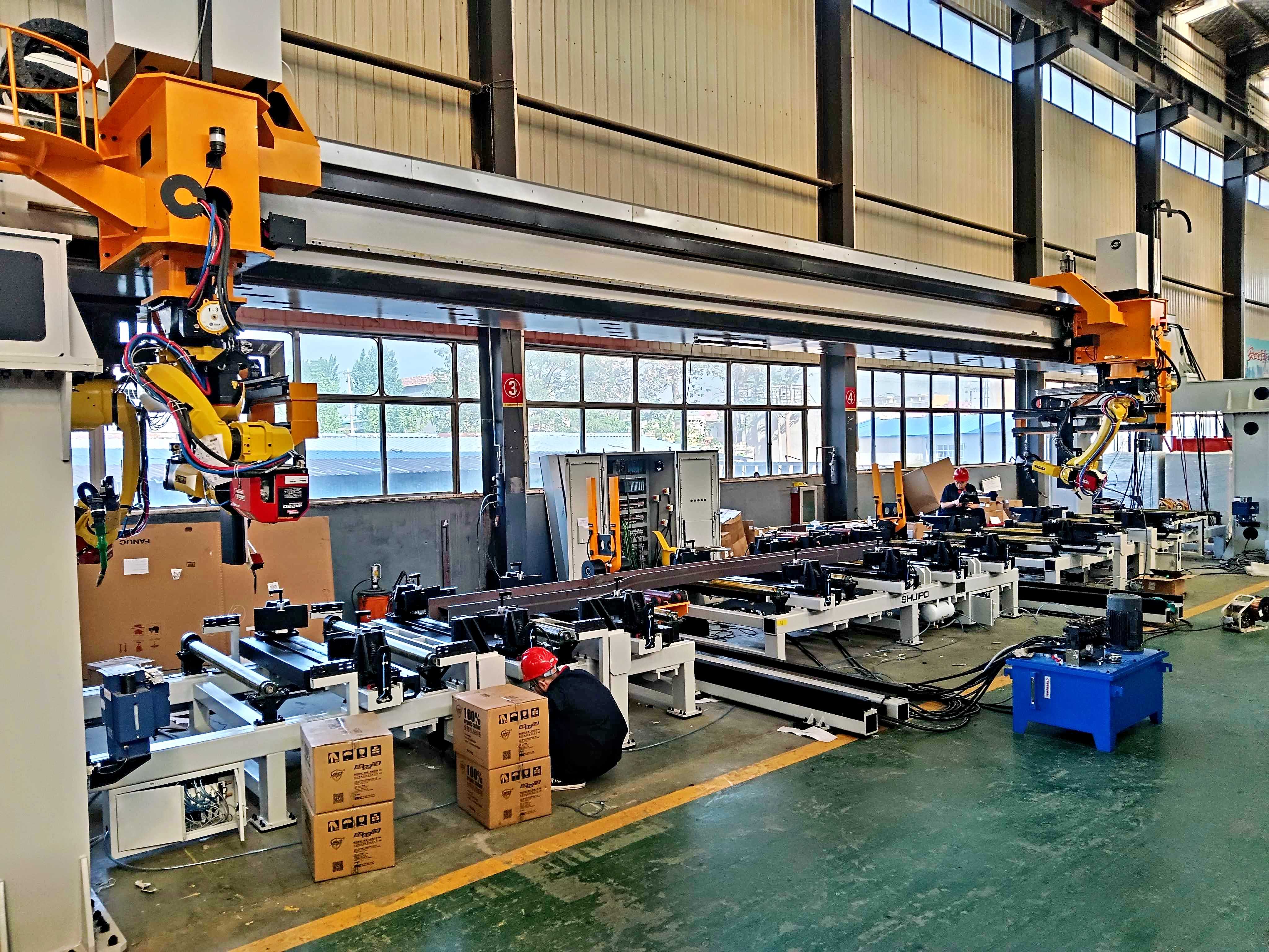 Beam Robot Welding Workstation