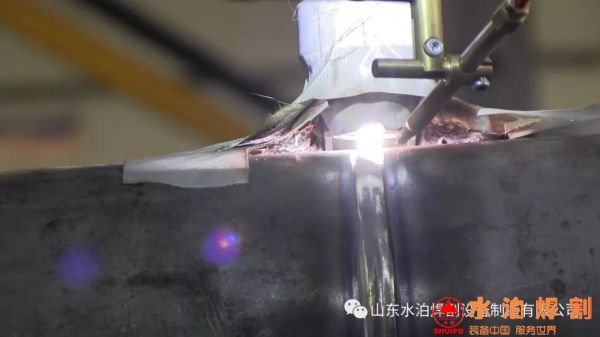 Plasma and argon arc welding longitudinal girth all-in-one